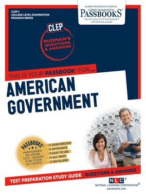 cover image of AMERICAN GOVERNMENT